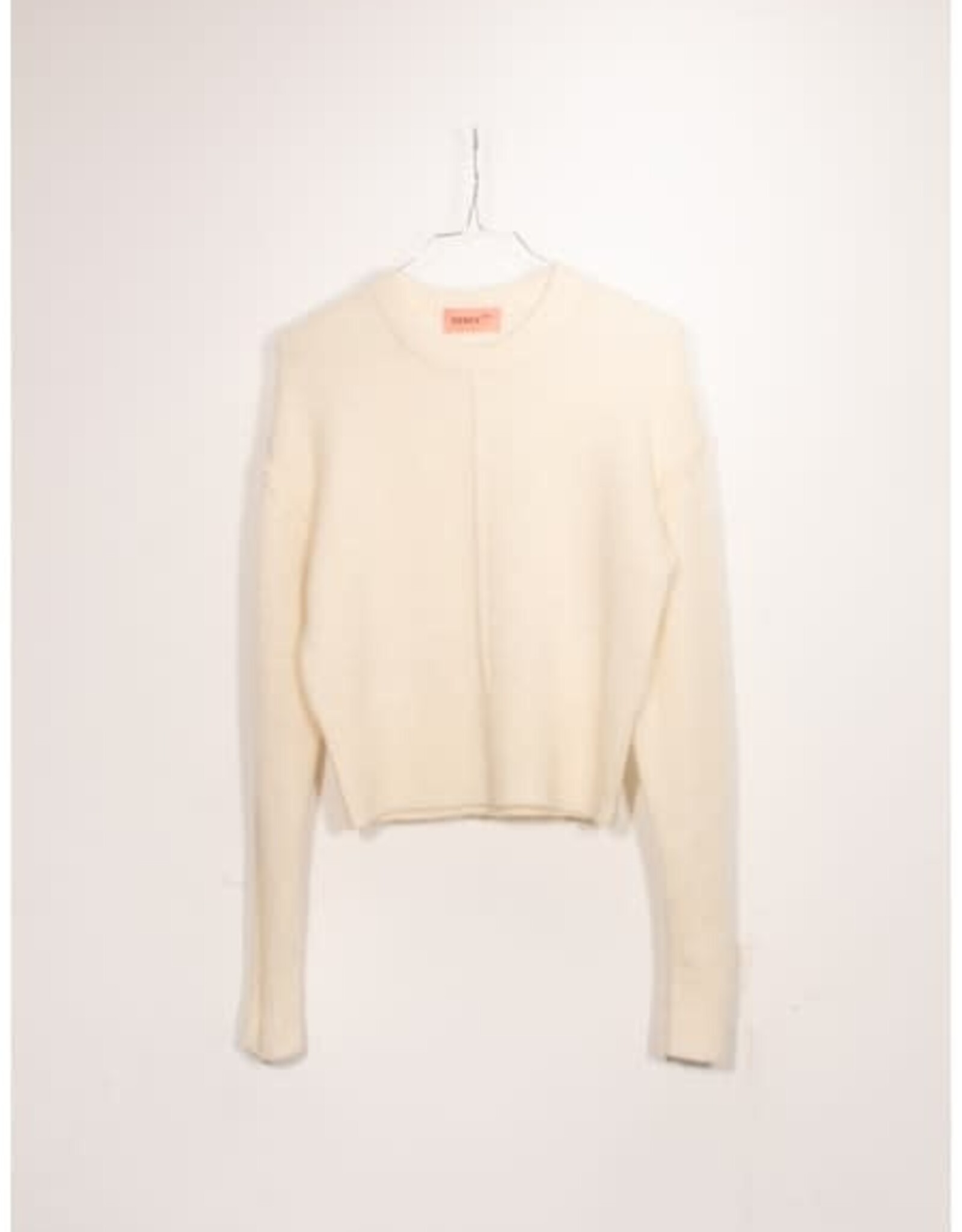 DESIGNERS REMIX DESIGNERS REMIX Verona cropped seam knit cream