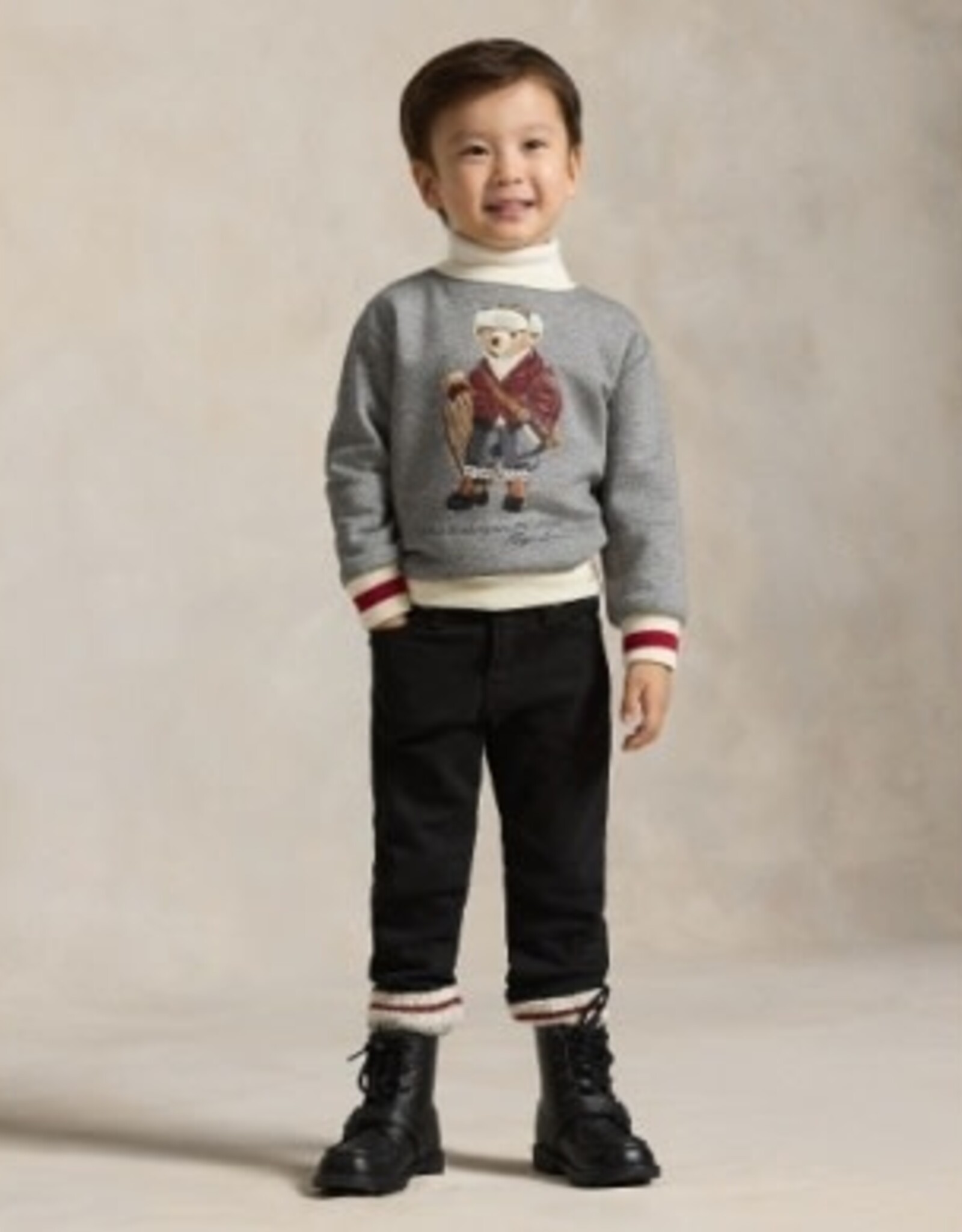 RALPH LAUREN RALPH LAUREN Sweater grijs vintage beer