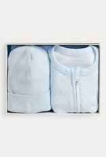 RALPH LAUREN RALPH LAUREN Geschenkdoos babypakje + muts lichtblauw
