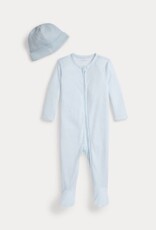 RALPH LAUREN RALPH LAUREN Geschenkdoos babypakje + muts lichtblauw