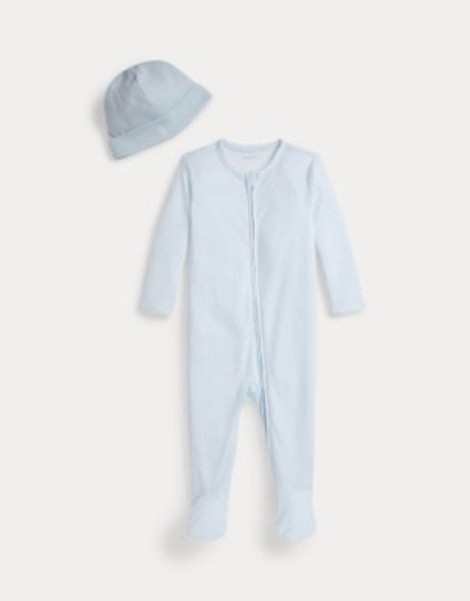 RALPH LAUREN RALPH LAUREN Geschenkdoos babypakje + muts lichtblauw