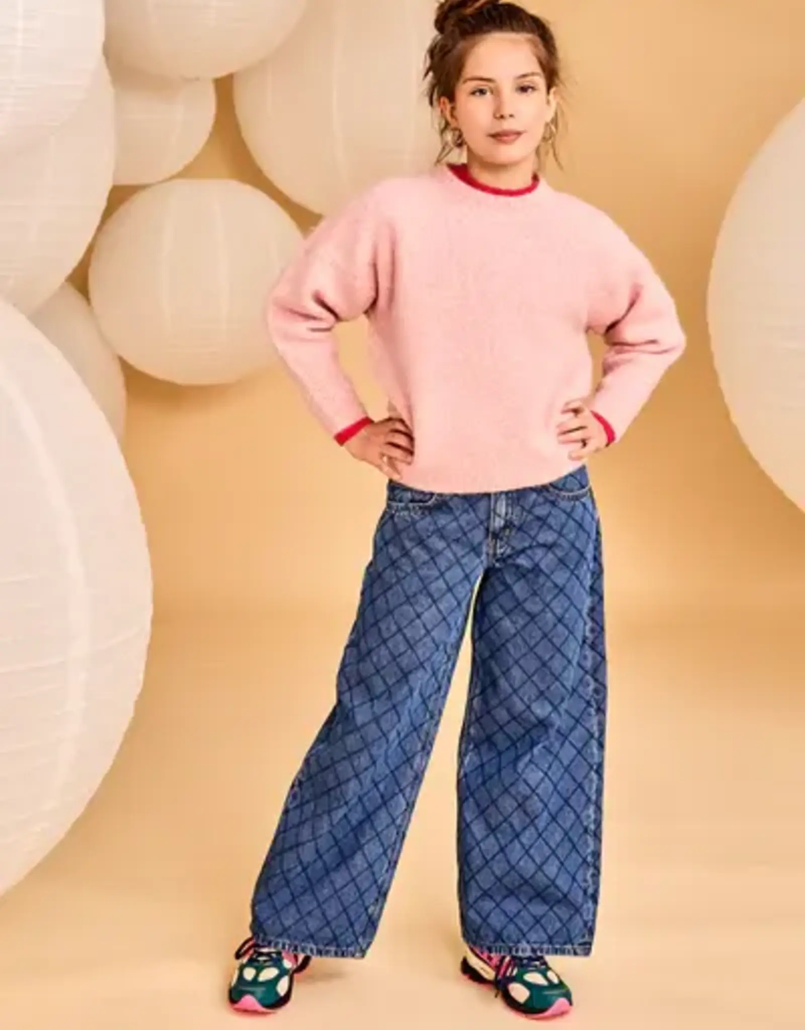 AMERICAN OUTFITTERS Ao76 Brand c-neck light rosa