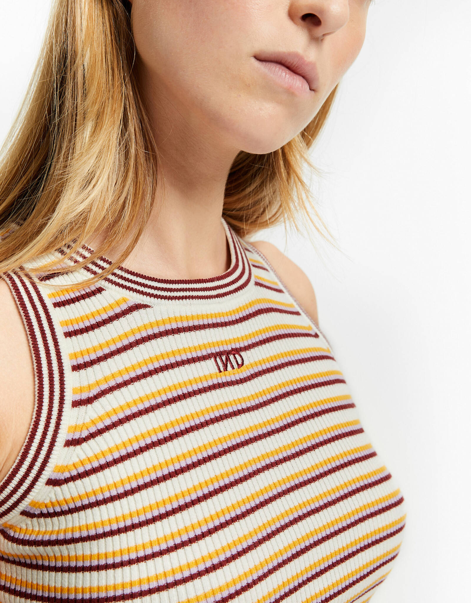 INDEE INDEE Venerdi tank top with stripes lilac