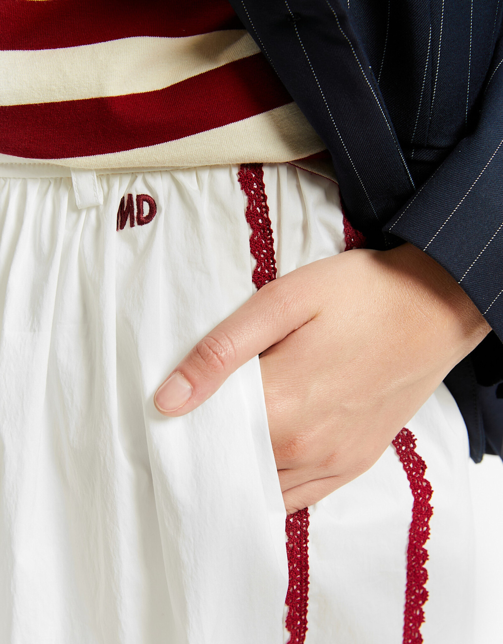 INDEE INDEE Vasislas skirt white