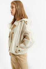 INDEE INDEE Voyage trench jacket off white
