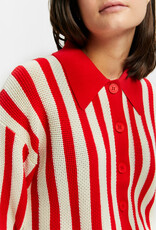 INDEE INDEE Varnish striped polo red