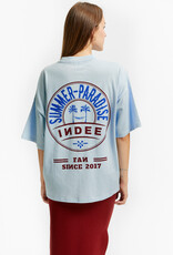 INDEE INDEE Vibes oversized t-shirt blue