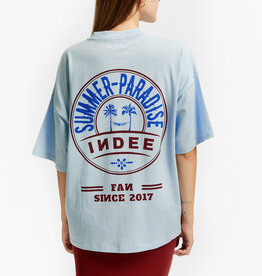 INDEE INDEE Vibes oversized t-shirt blue