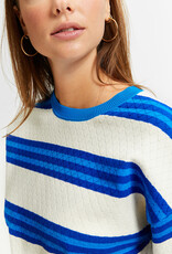 INDEE INDEE Velvet box pullover stripes blue