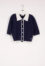 INDEE INDEE View polo collar navy