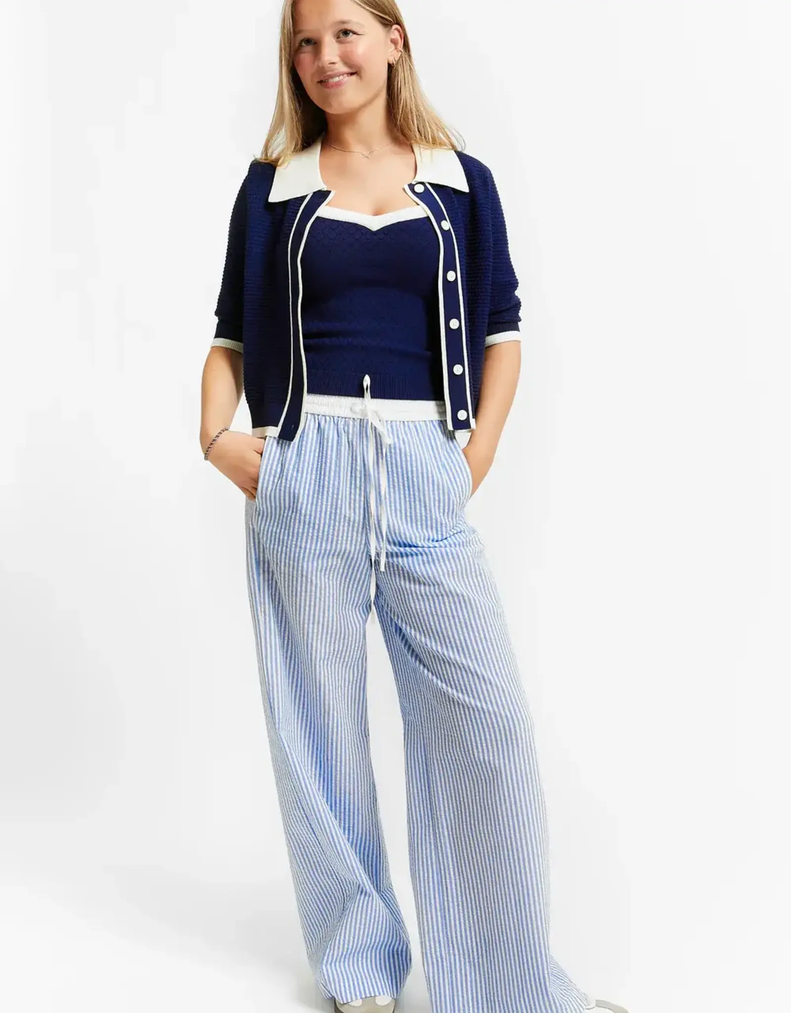 INDEE INDEE View polo collar navy