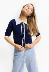 INDEE INDEE View polo collar navy