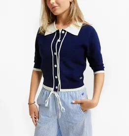 INDEE INDEE View polo collar navy