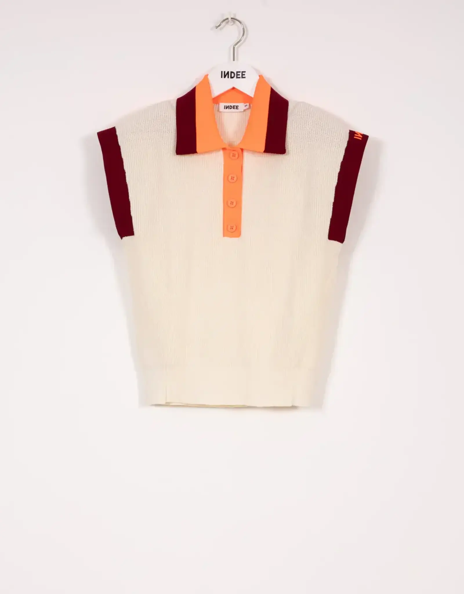INDEE INDEE Valor polo off white