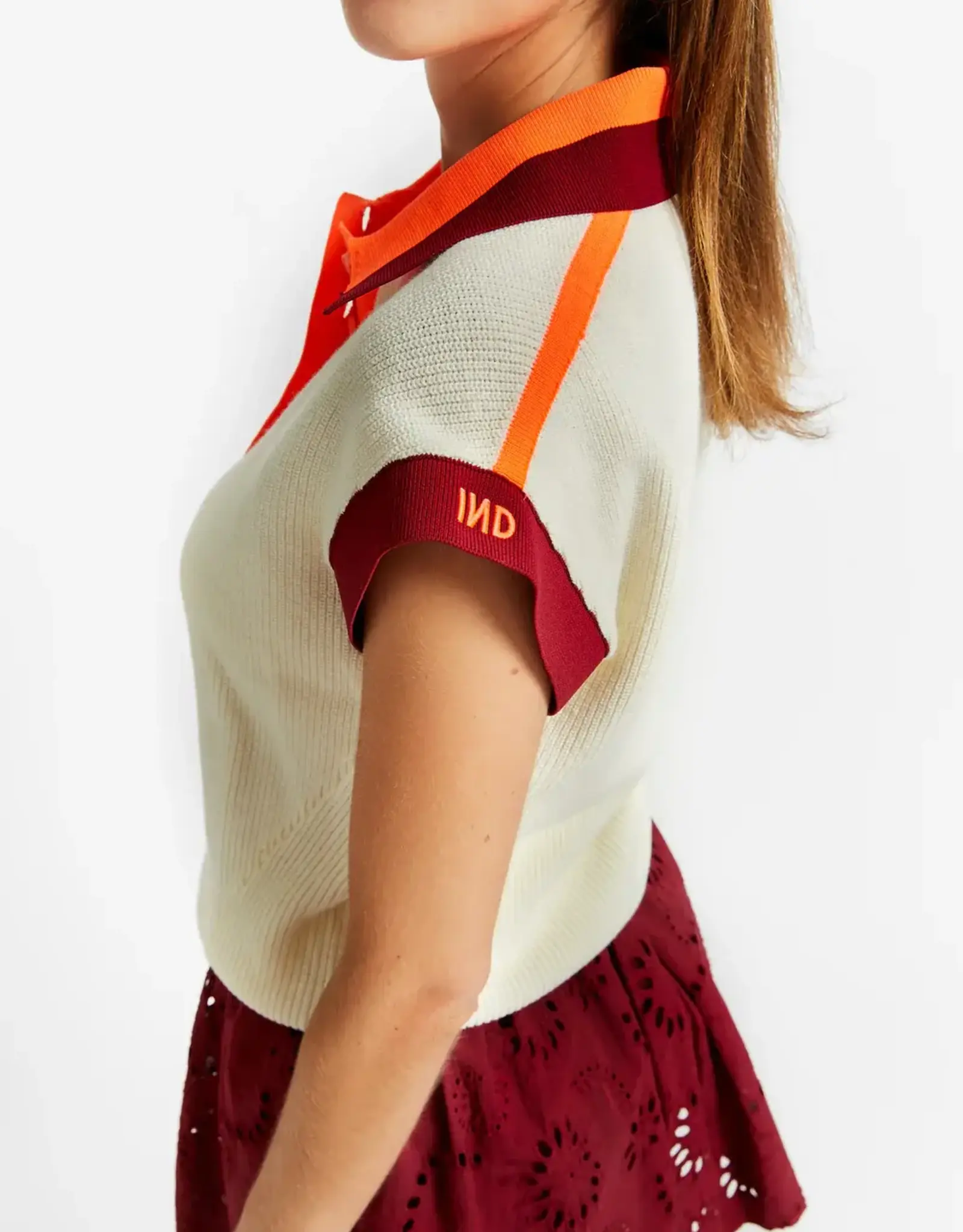 INDEE INDEE Valor polo off white