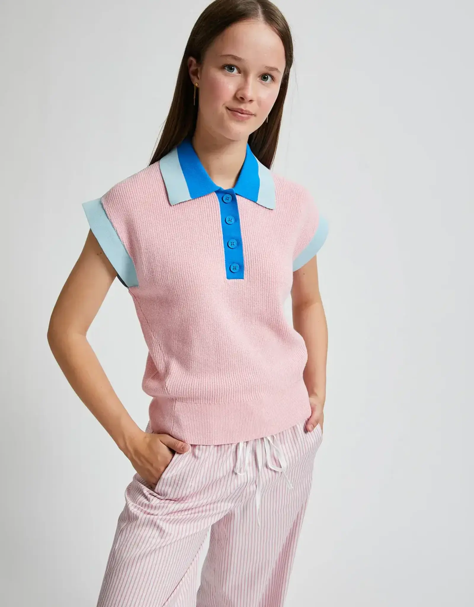 INDEE INDEE Valor polo blush pink