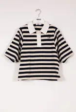 INDEE INDEE Visible stripes polo navy