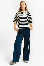 INDEE INDEE Visible stripes polo navy