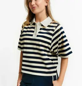 INDEE INDEE Visible stripes polo navy