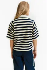 INDEE INDEE Visible stripes polo navy