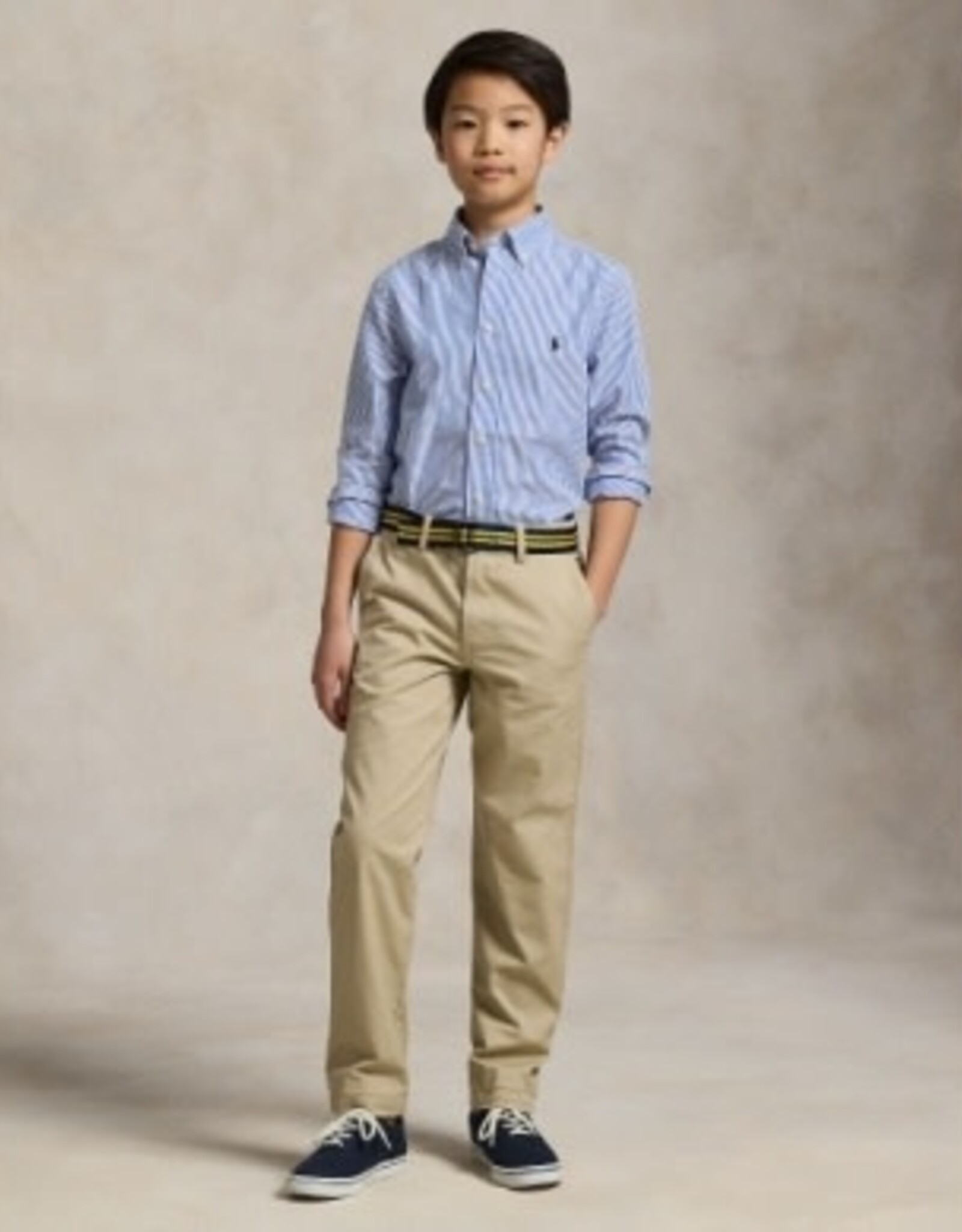 RALPH LAUREN RALPH LAUREN Broek beige met riem