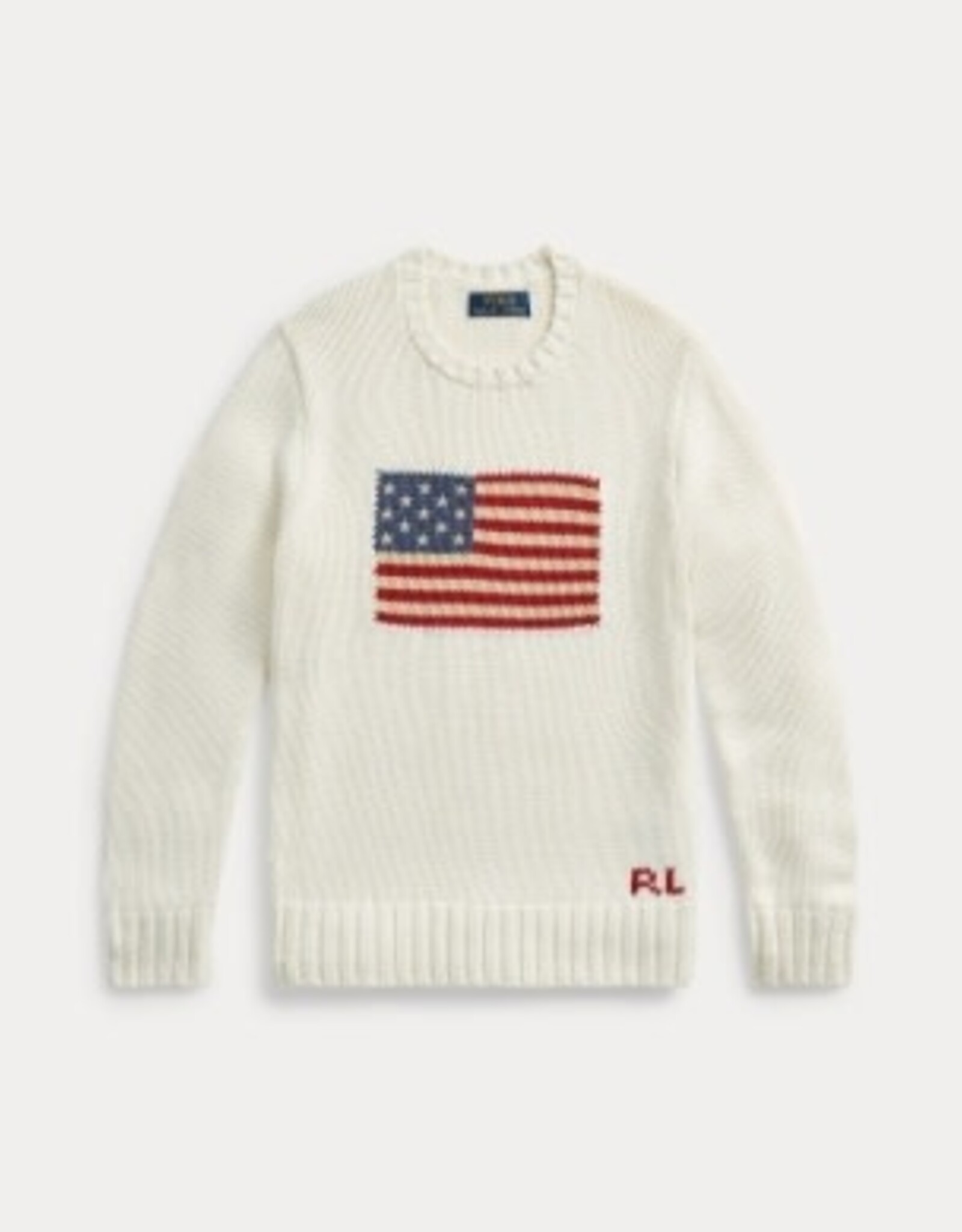 RALPH LAUREN RALPH LAUREN Pull met vlag offwhite