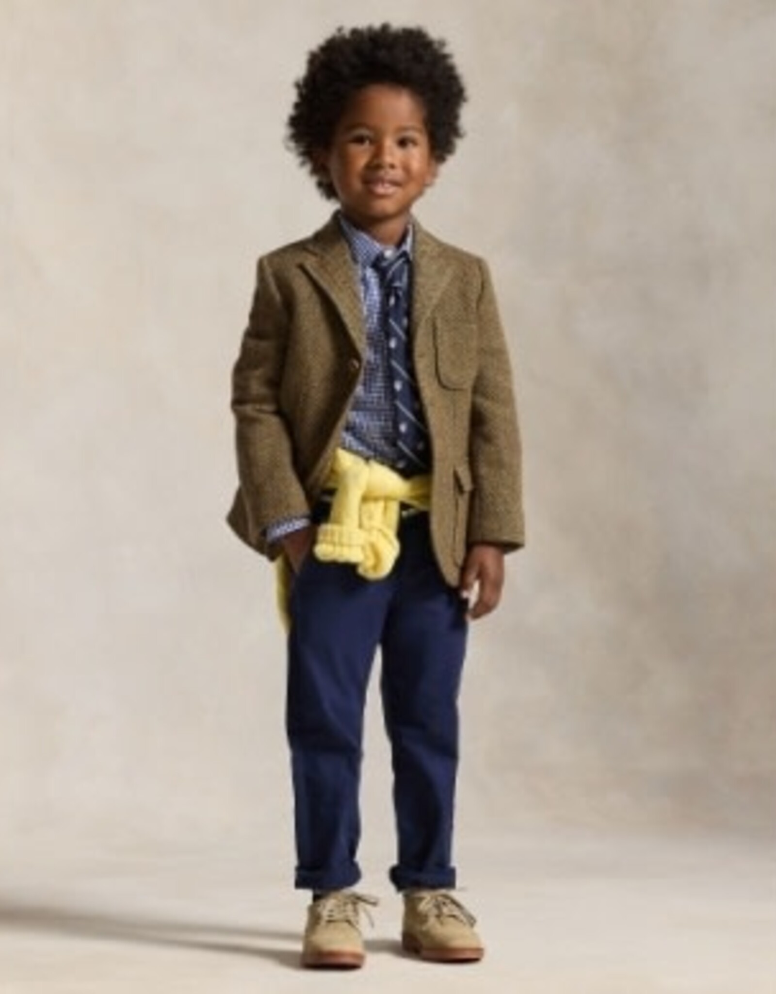 RALPH LAUREN RALPH LAUREN Broek donkerblauw met riem