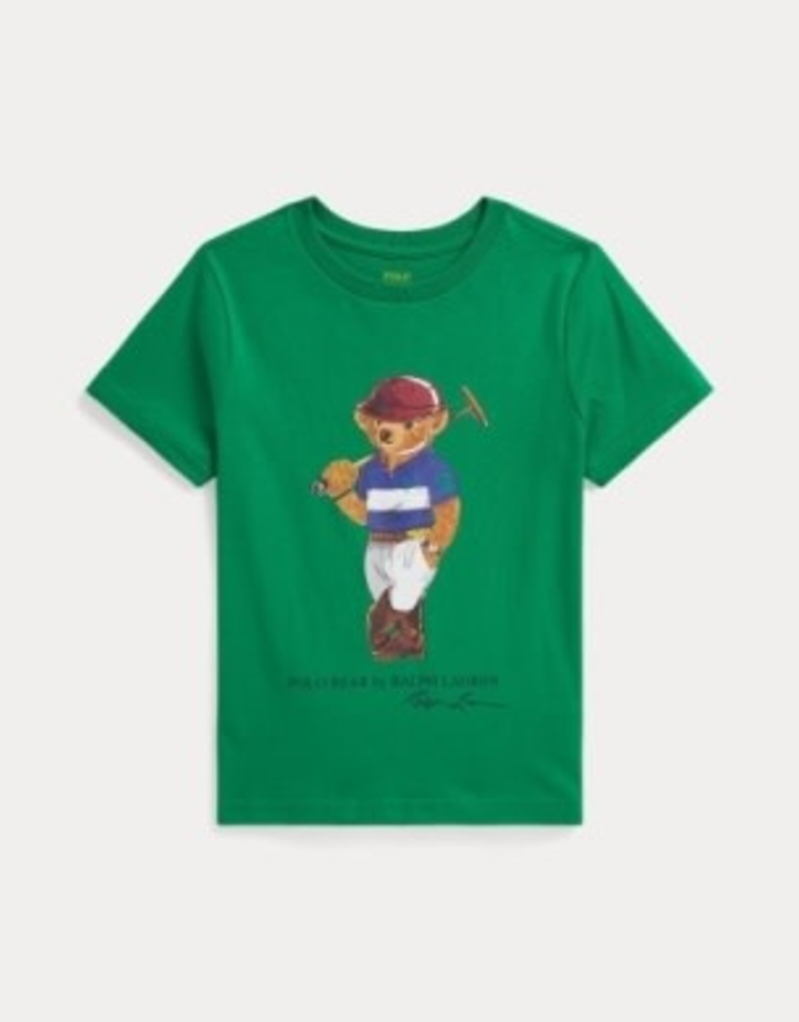 RALPH LAUREN RALPH LAUREN T-shirt met beer groen