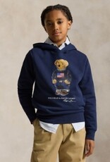 RALPH LAUREN RALPH LAUREN Sweater met kap en beer blauw