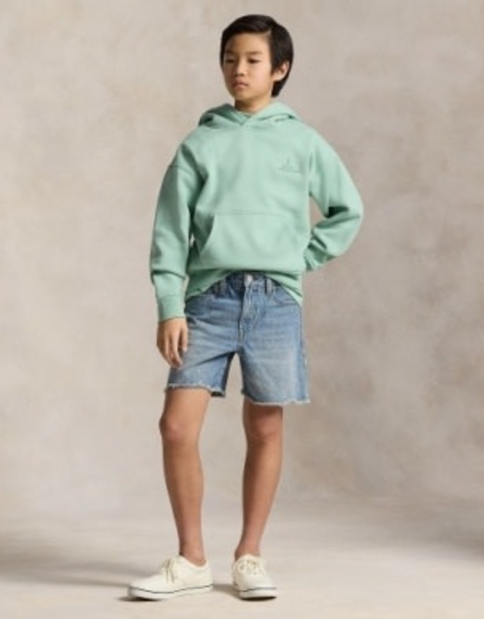 RALPH LAUREN RALPH LAUREN Sweater met kap lichtgroen