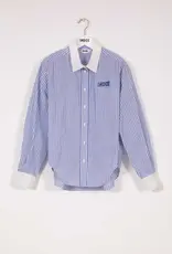 INDEE INDEE Vizcaya striped shirt hydra blue