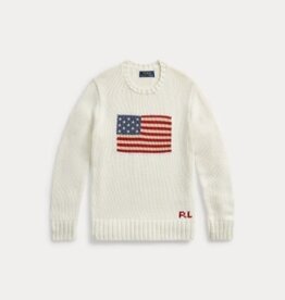 RALPH LAUREN RALPH LAUREN Pull met vlag offwhite