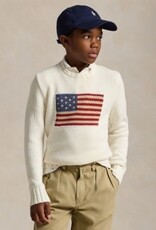RALPH LAUREN RALPH LAUREN Pull met vlag offwhite