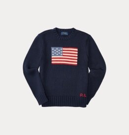RALPH LAUREN RALPH LAUREN Pull met vlag navy