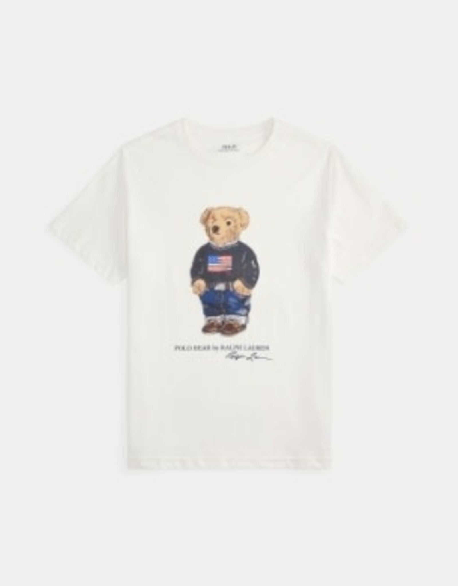 RALPH LAUREN RALPH LAUREN T-shirt wit k/m beer