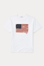 RALPH LAUREN RALPH LAUREN T-shirt met vlag wit