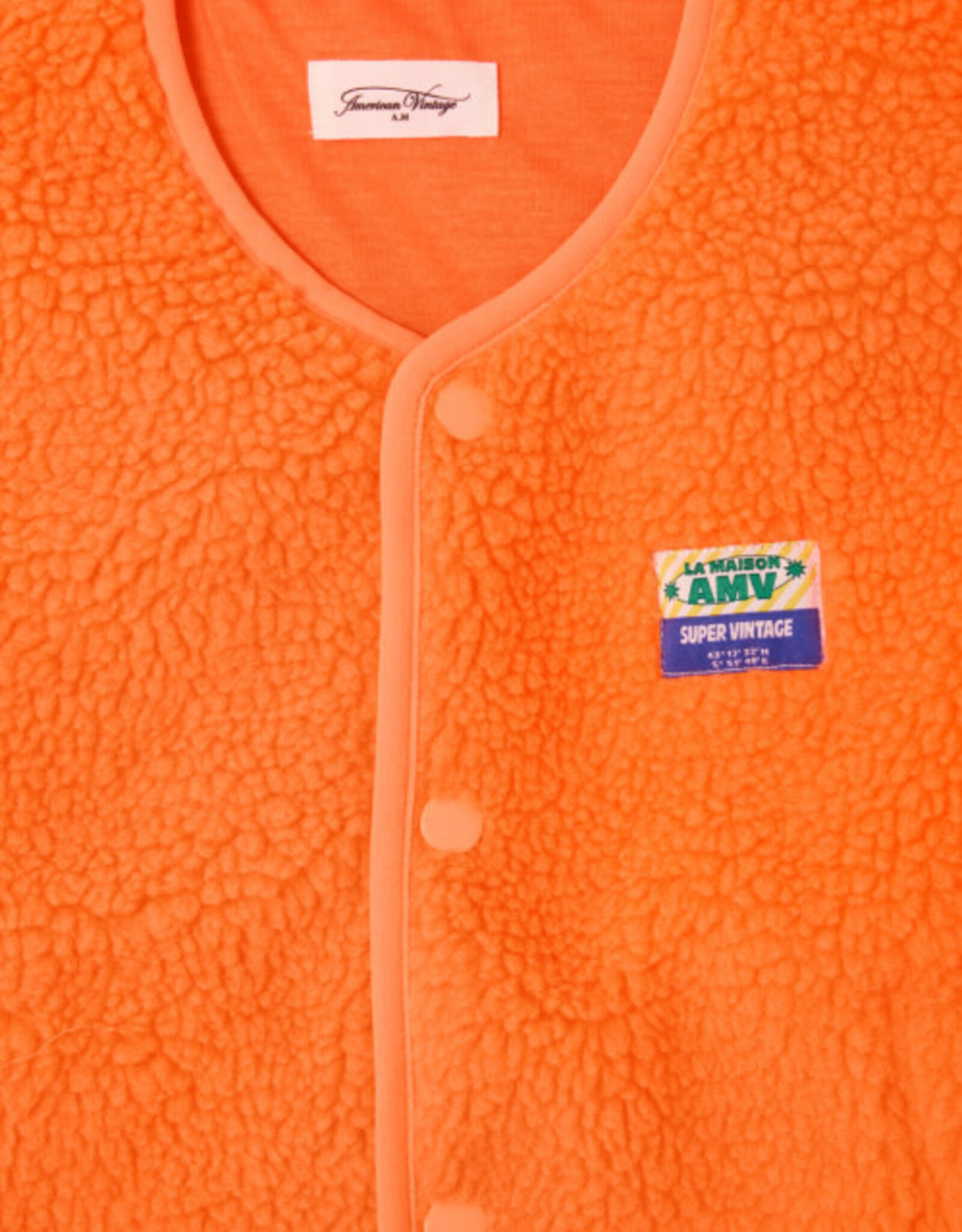 AMERICAN VINTAGE AMERICAN VINTAGE Hoktown vest nefle fluo