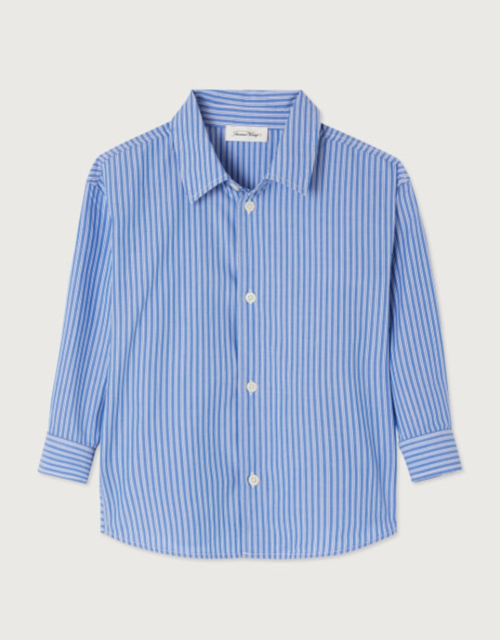 AMERICAN VINTAGE AMERICAN VINTAGE Zatybay chemises rayures aqua