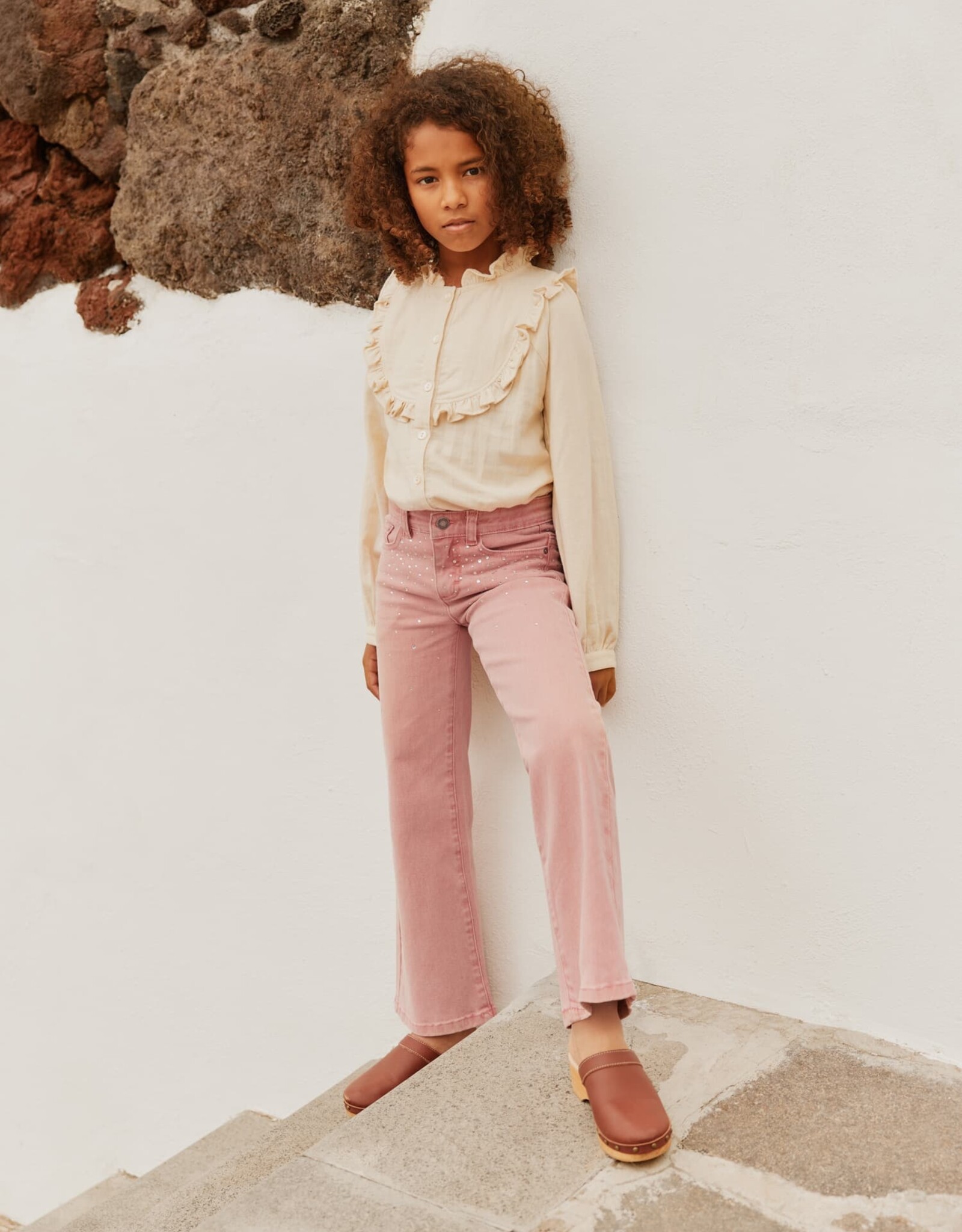 MOLO MOLO Asta blush rhinestone