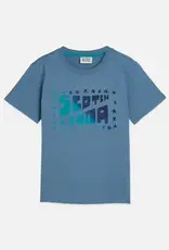 SCOTCH & SODA SCOTCH & SODA T-shirt artwork captain blue