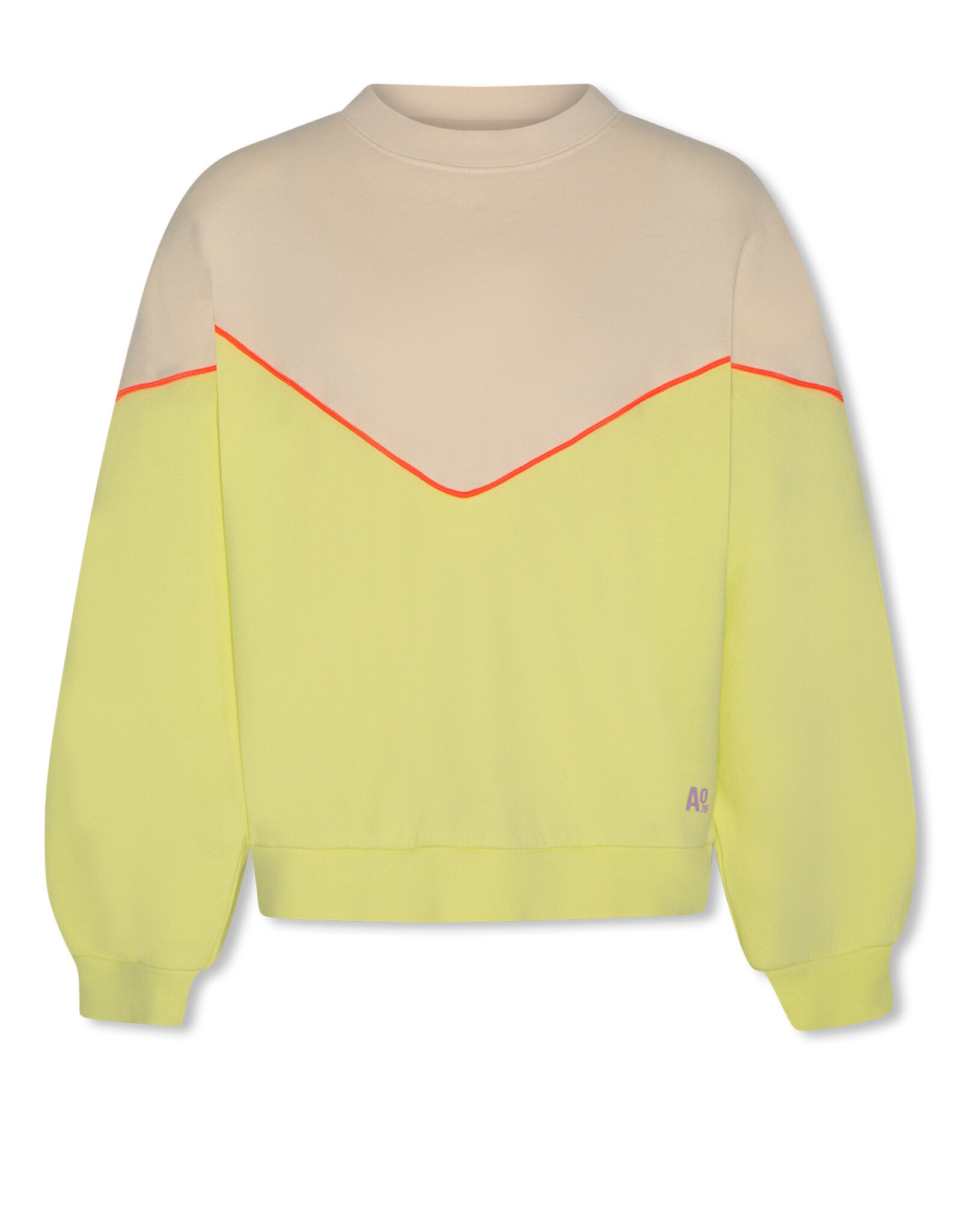 AMERICAN OUTFITTERS Ao76 Miles sweater logo citrus