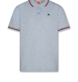 AMERICAN OUTFITTERS Ao76 Carter polo logo OL heather light blue