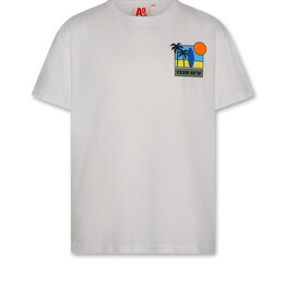 AMERICAN OUTFITTERS Ao76 Mat t-shirt Palms white