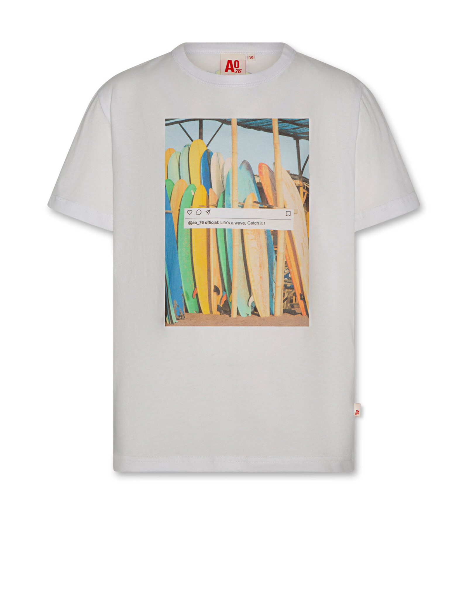 AMERICAN OUTFITTERS Ao76 Mat t-shirt surfboards white
