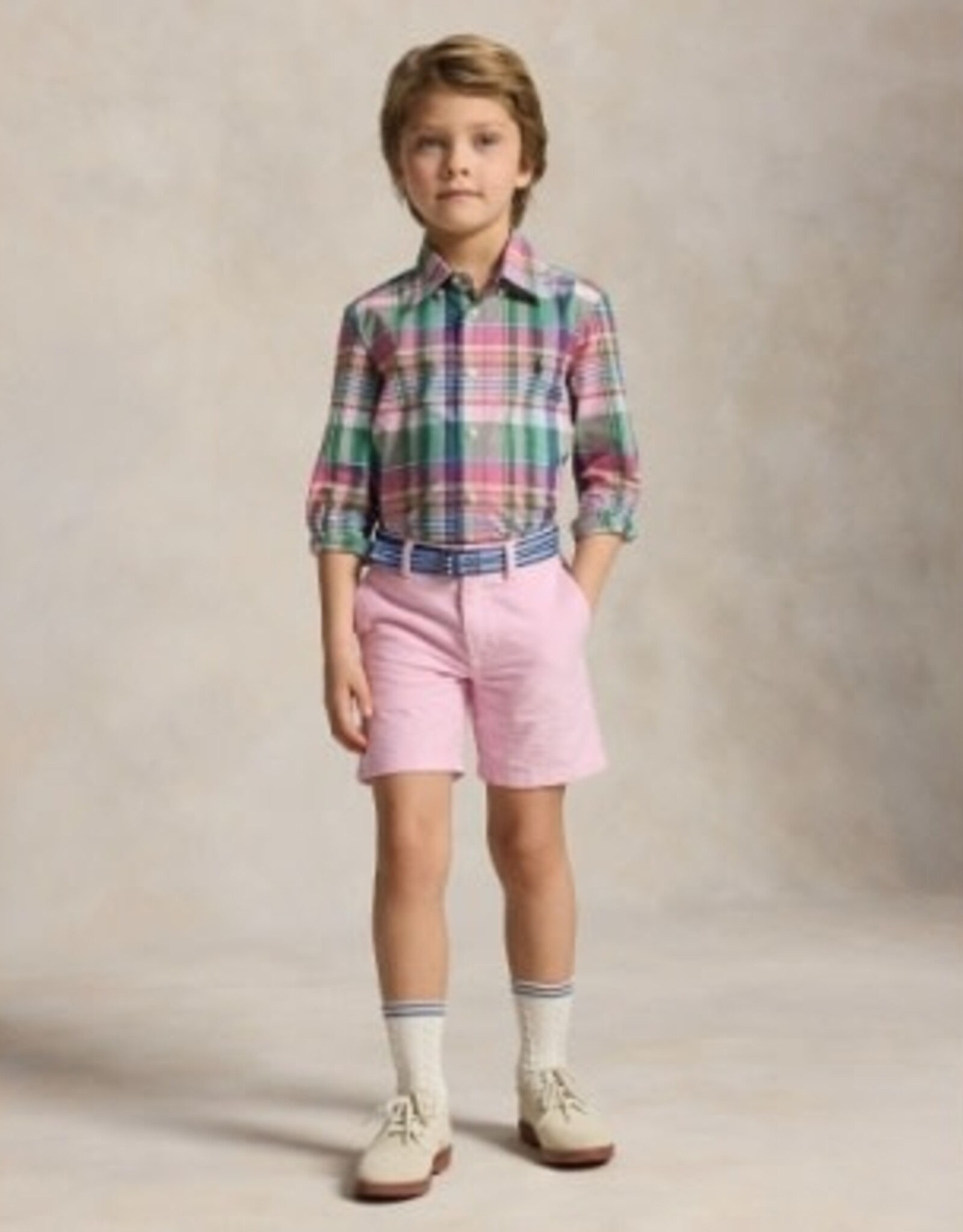 RALPH LAUREN RALPH LAUREN Short roze met riem