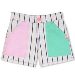 BILLIEBLUSH BILLIEBLUSH Short wit blauw