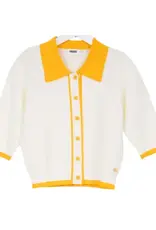 INDEE INDEE View polo collar off white
