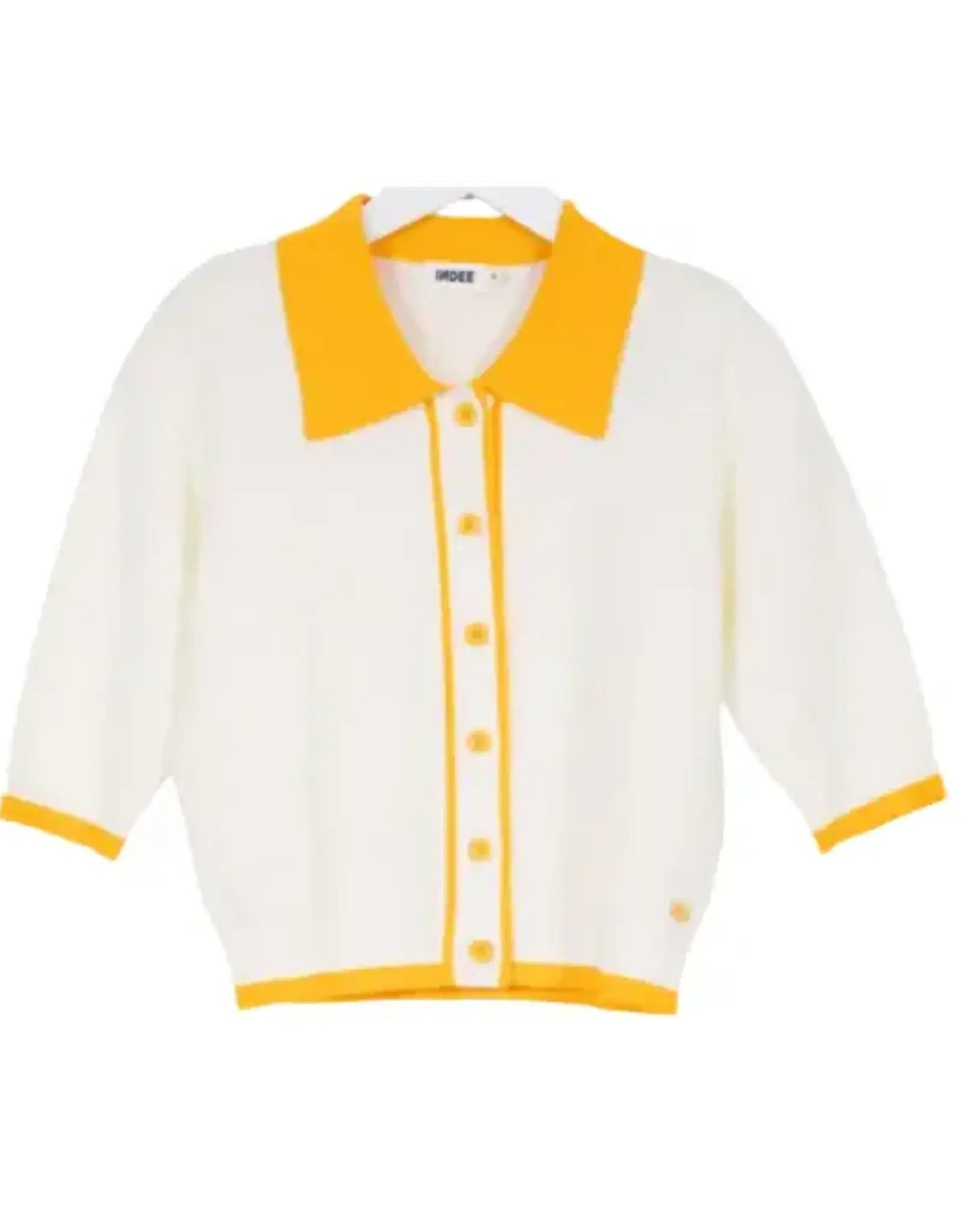 INDEE INDEE View polo collar off white