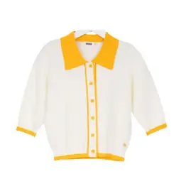 INDEE INDEE View polo collar off white