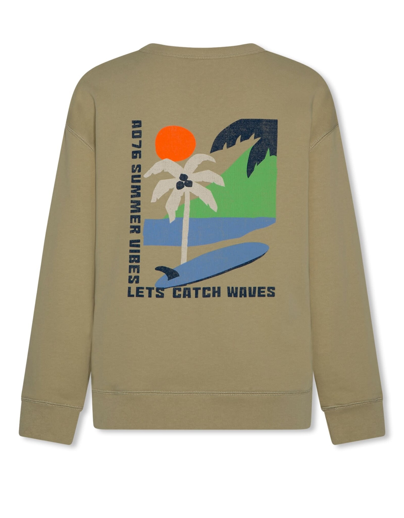 AMERICAN OUTFITTERS Ao76 Oscar sweater landscape thyme